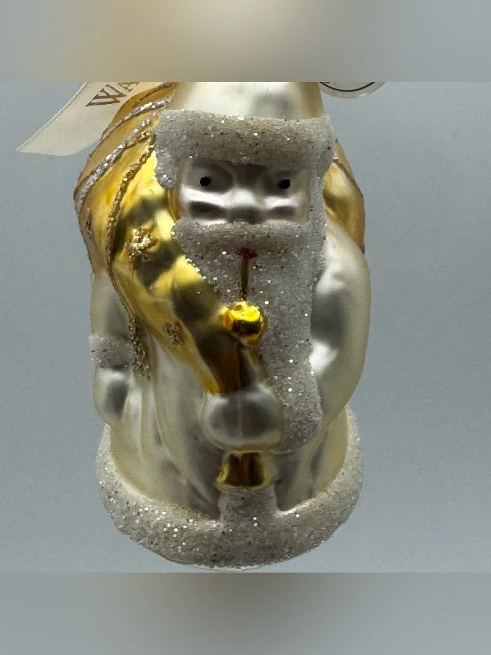 Waterford Holiday Heirlooms Santa’s Good Cheer Glass Christmas Ornament Czech